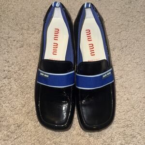 Miu Miu Loafers 40 1/2 Women’s Black